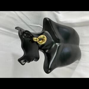 14k Bold Elegant Door Knocker Gold Statement Earrings